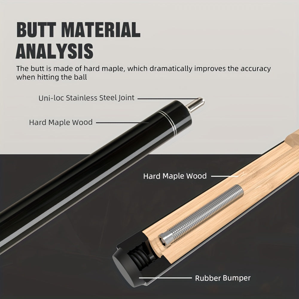 CRICAL Break And Jump Cue Integrated Jump Break Pool Cue