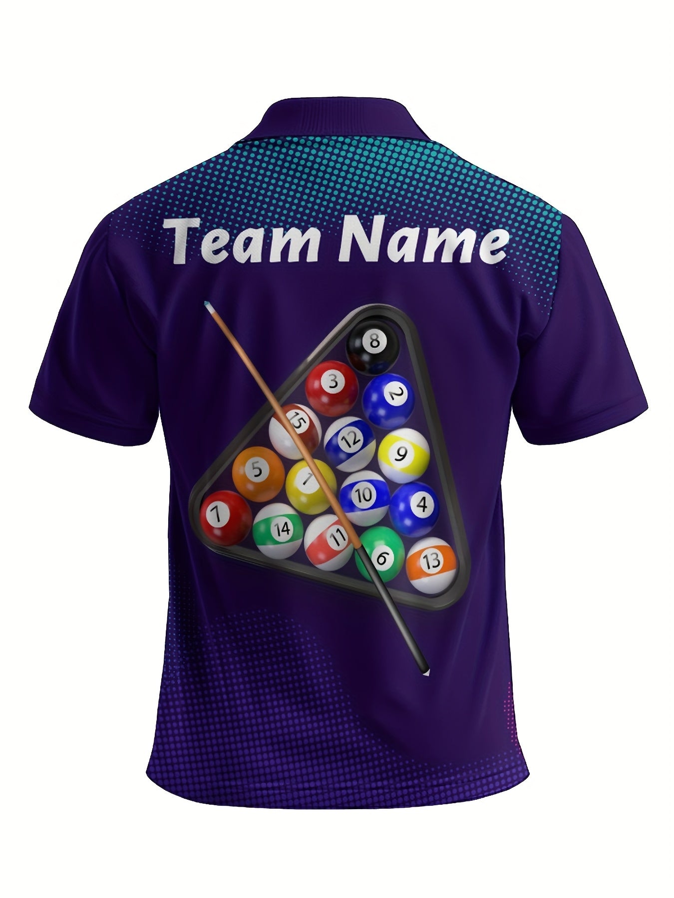 Personalized Billiard Shirts With Names And Team Logos