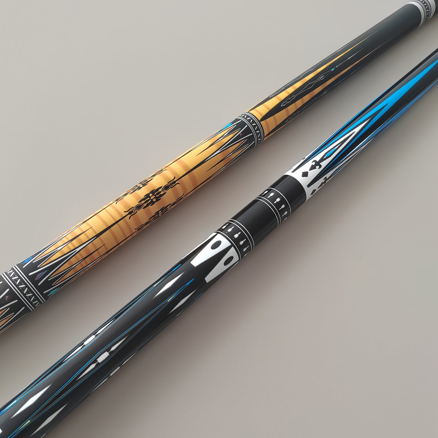 Carbon Fiber Pool Cues Dual Pack Anti Warp One Piece