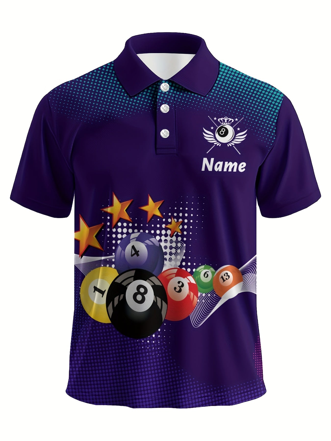 Personalized Billiard Shirts With Names And Team Logos
