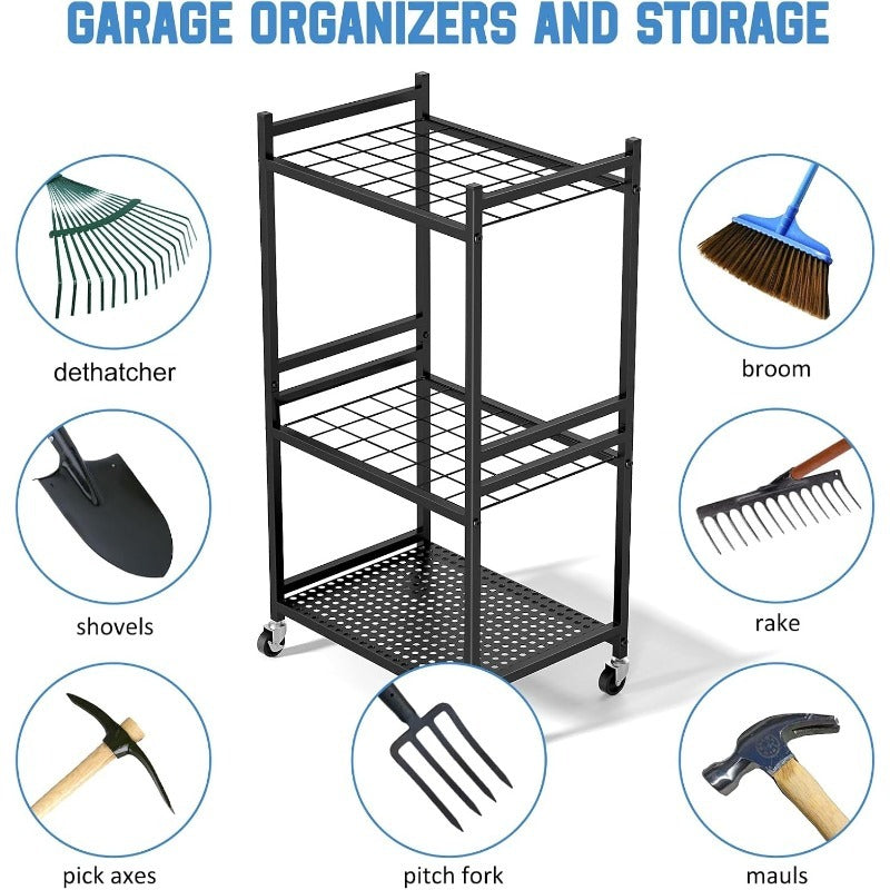 Heavy-Duty Wrought Iron Snooker Cue Rack Wall Mounted Dust-Proof Finish