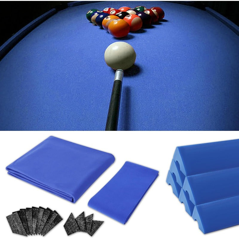 K66 Professional Pool Table Replacement Kit With Rail Cushions