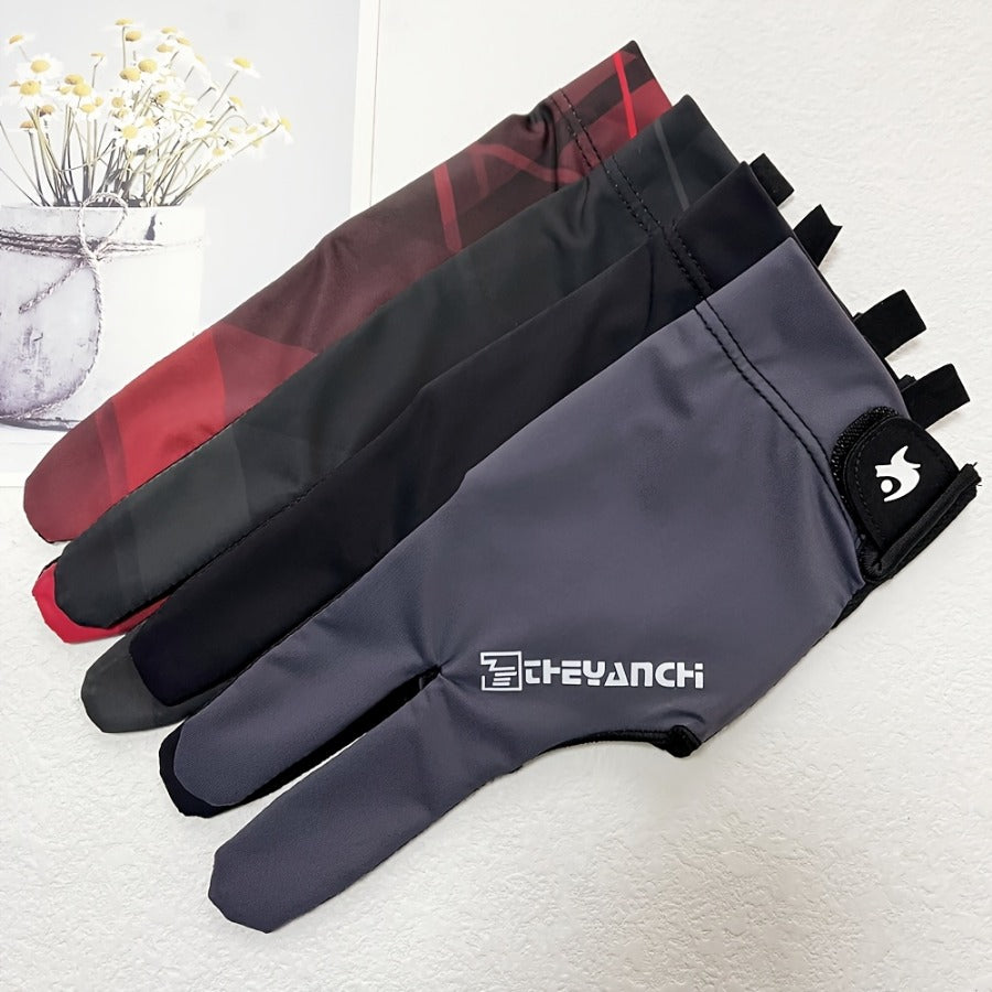 Unisex Snooker Pool Billiard Gloves Non Slip Breathable Palm