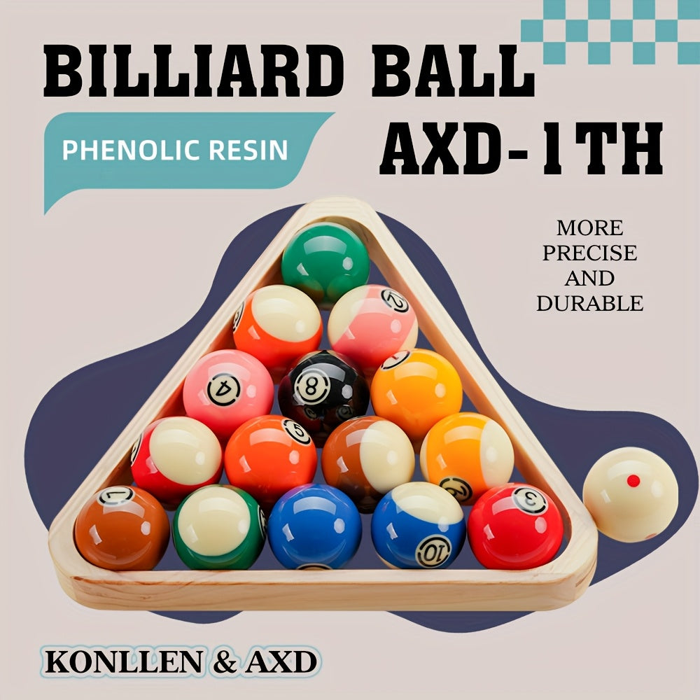 KONLLEN Phenolic Resin Billiard Balls Set Tournament Pool Balls