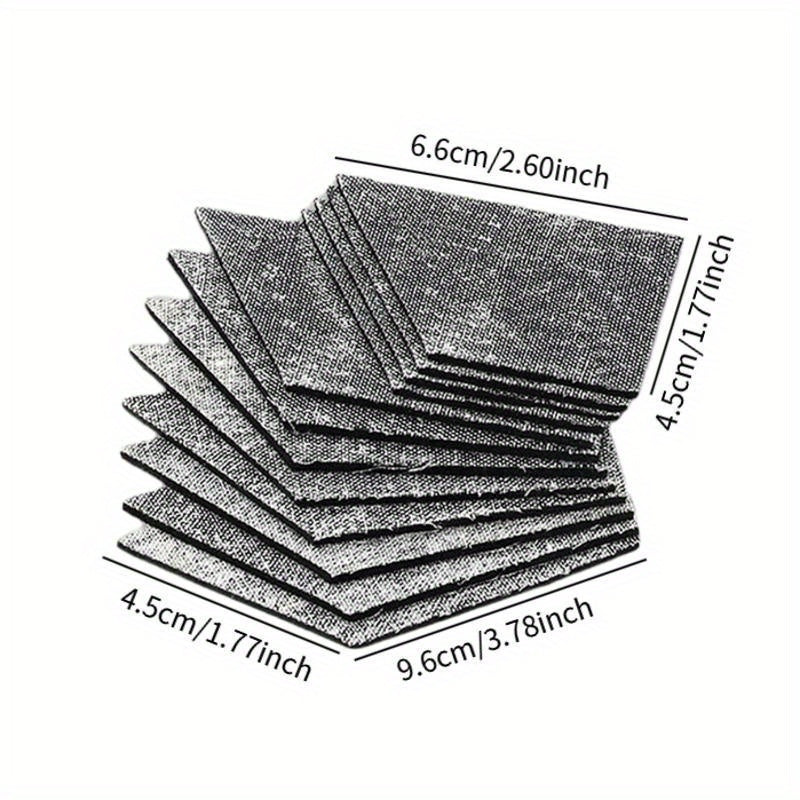 12pcs Pool Table Cushion Facings Rail Bumpers Bevel Set