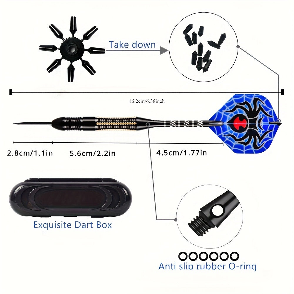 GOODARTS Knight Dart Set Darts Tips Case for Target Practice