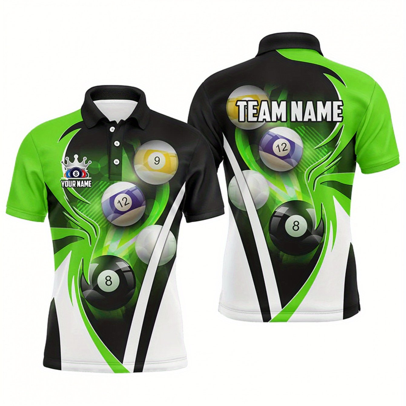 Custom Polo Shirts And Personalized Billiard Jerseys For Him