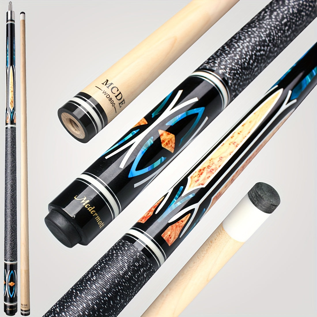 McDermott Z2 Series Pool Cue Low Deflection 2 Part
