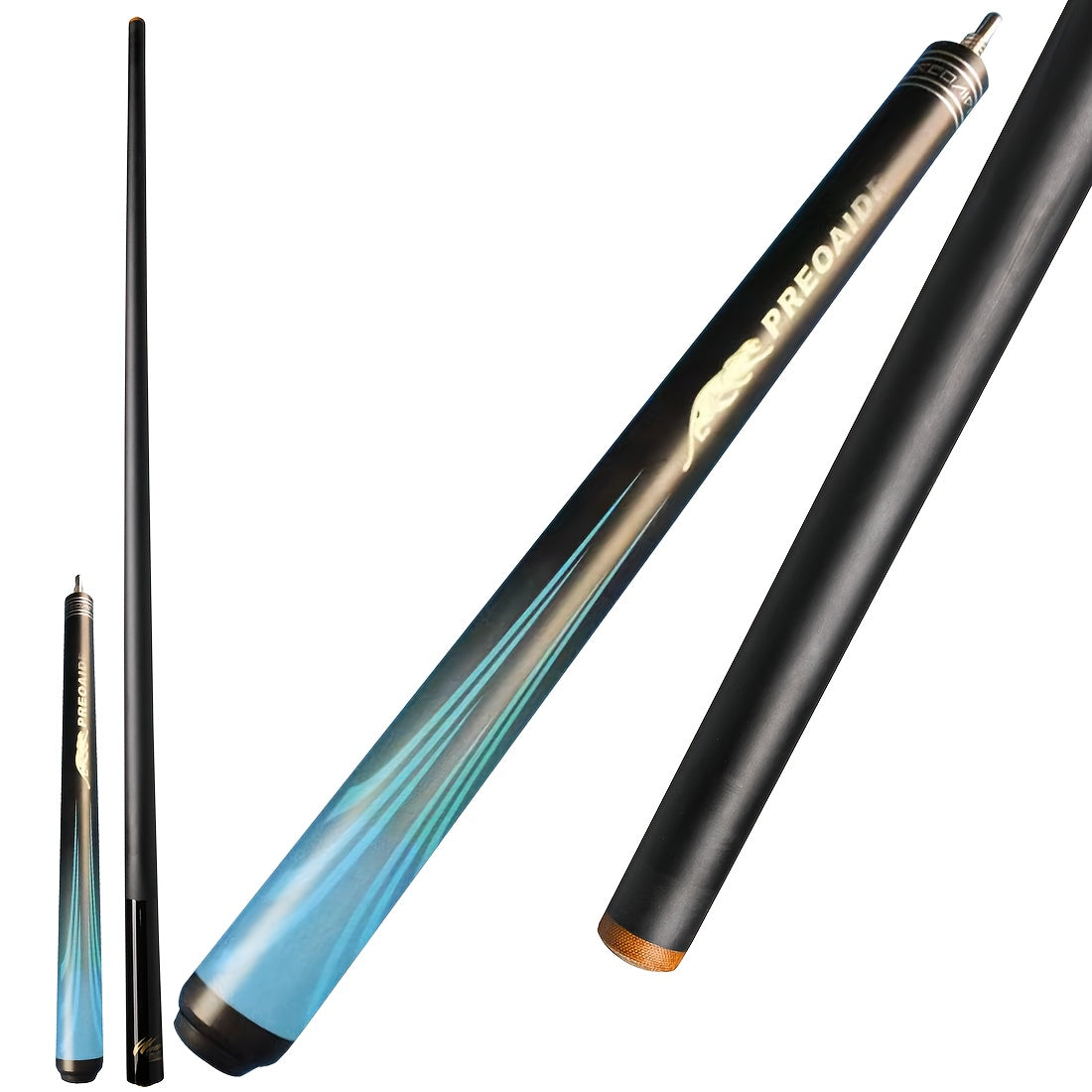 Preoaidr 3142 Pool Cue Stick Lightweight Carbon Fiber Quick Release