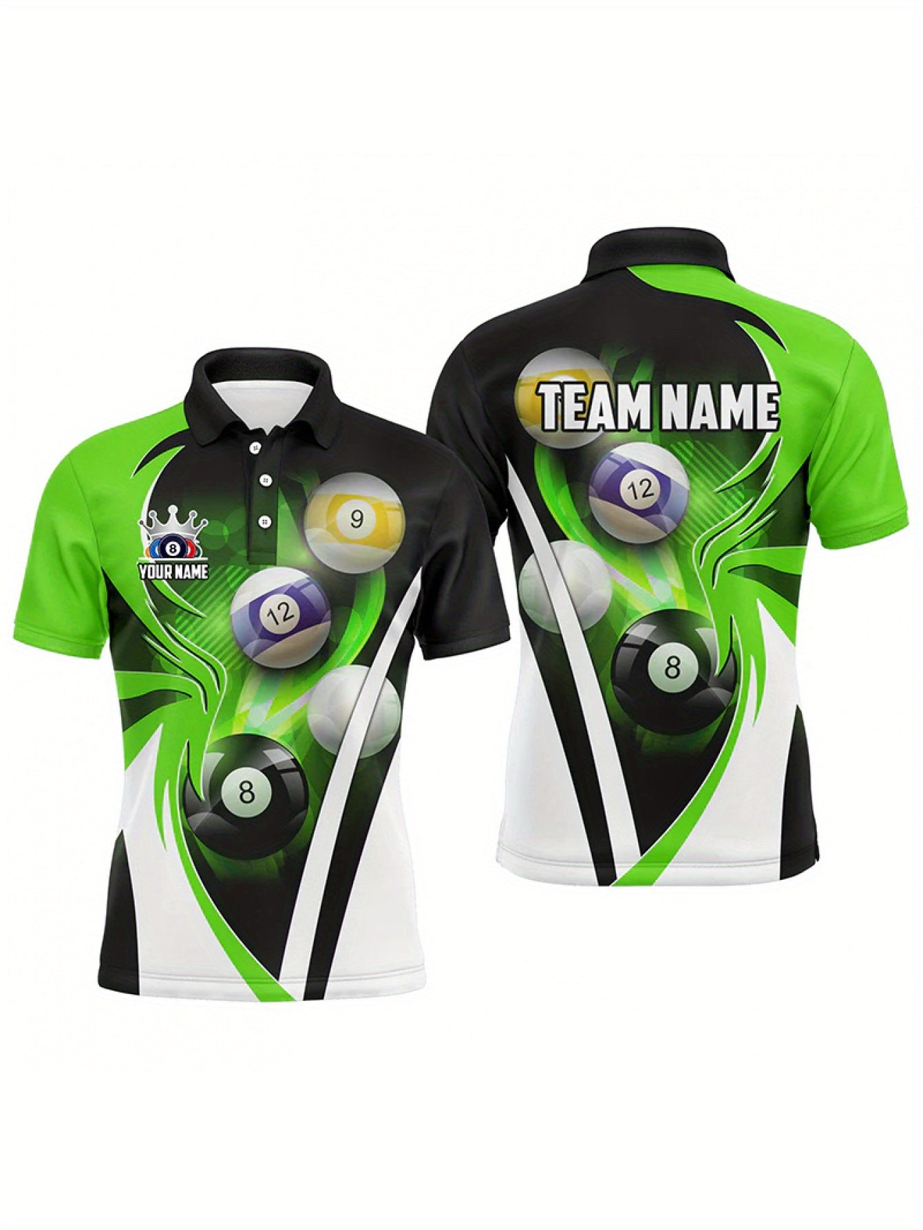 Custom Polo Shirts And Personalized Billiard Jerseys For Him