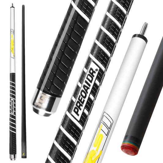 PREDAIDR SII Series Carbon Fiber Pool Cue Low Deflection