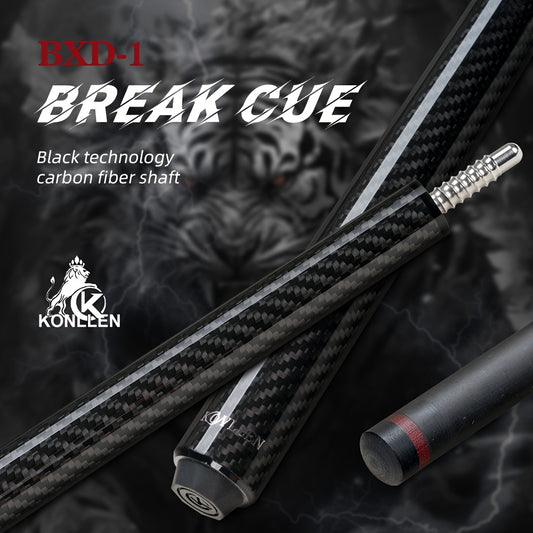 KONLLEN Carbon Fiber Break Cue Professional Break Stick For Billiards