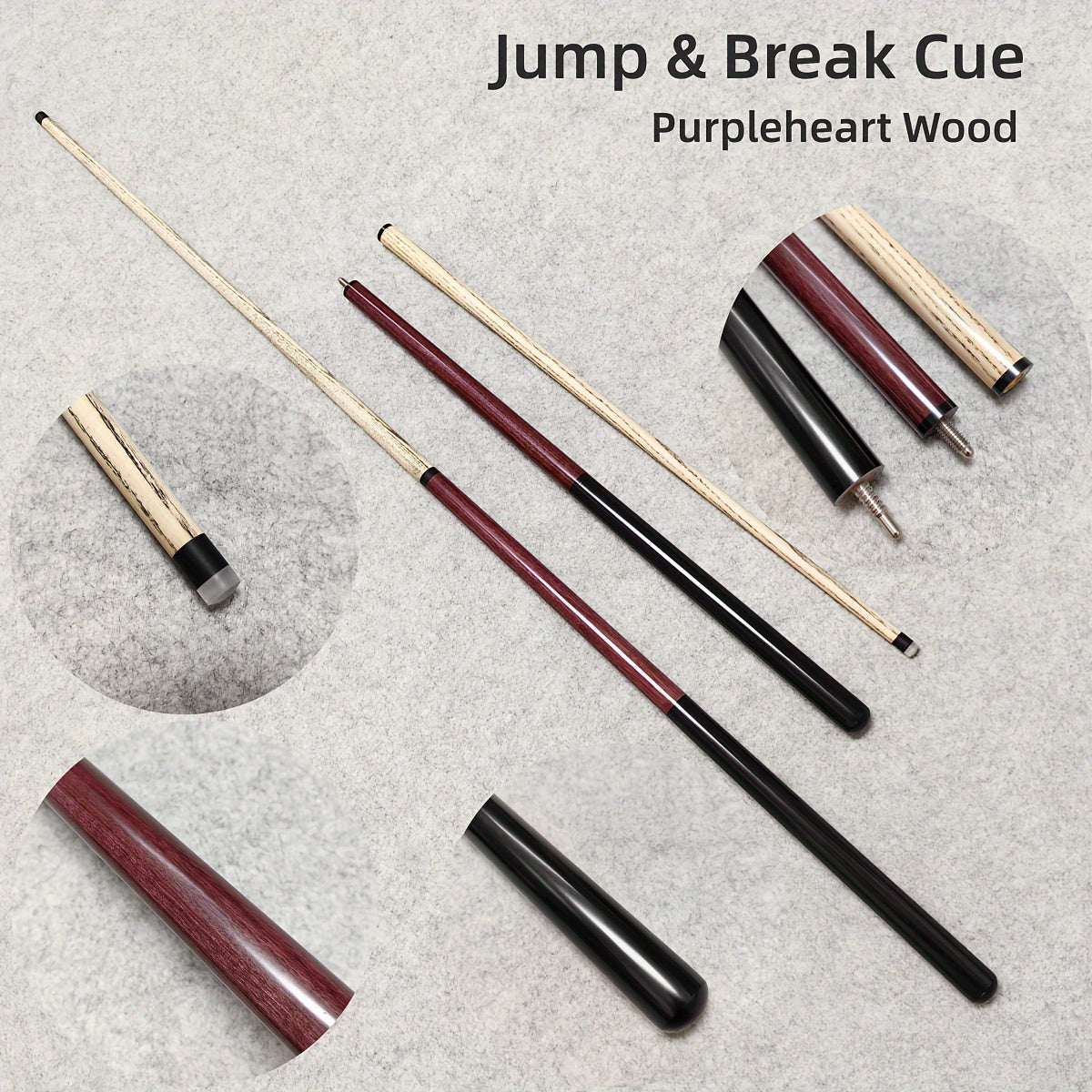 Jump And Break Pool Cue Crystal Tip For Superior Shots