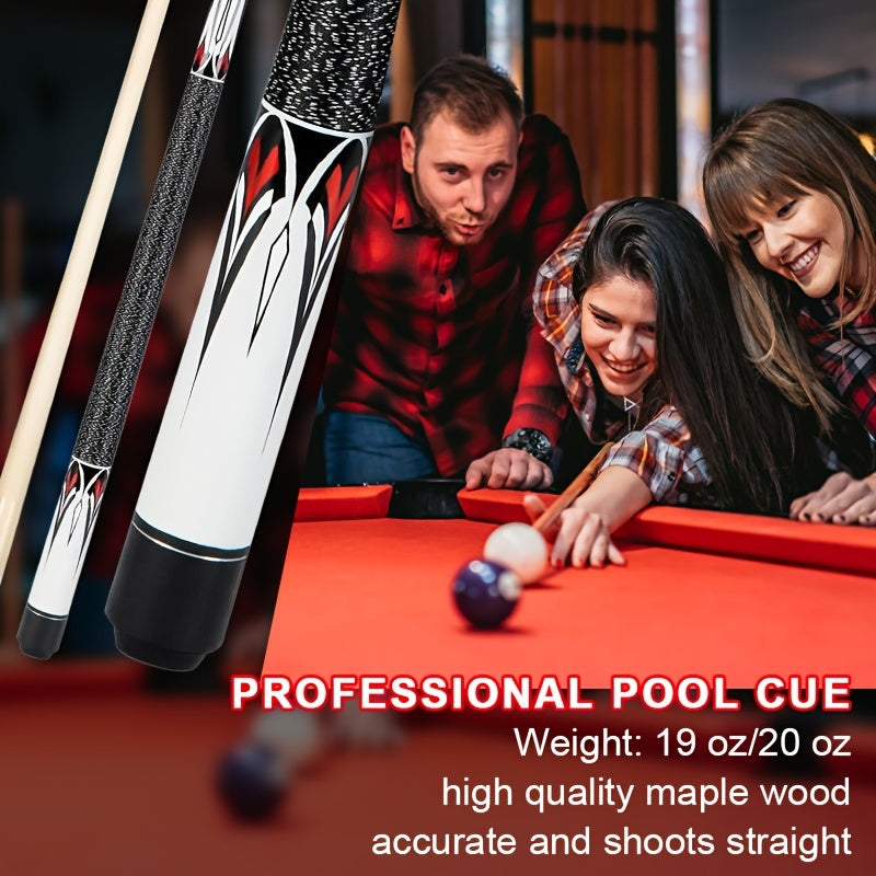 SEARVGRH Maple Pool Cue Wood Snooker Cue For Billiards Enthusiasts