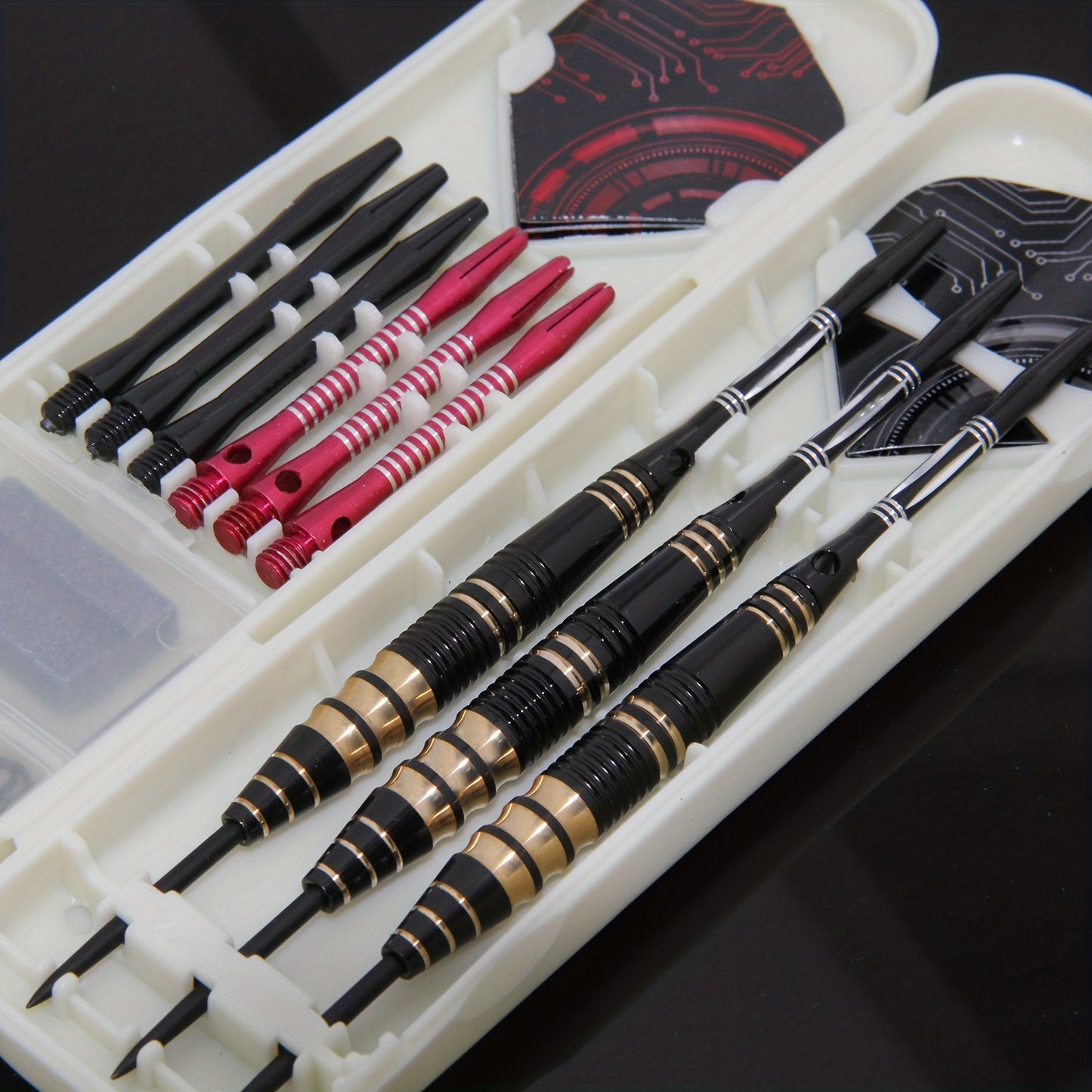 Premium Darts Set With High Strength Tips Carrying Case
