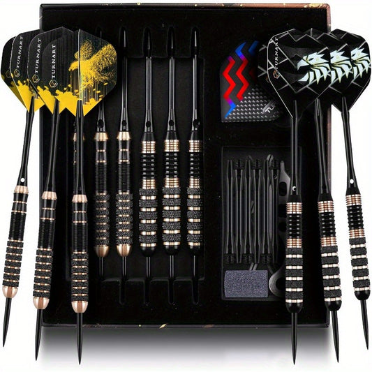 Professional Metal Tip Darts Set With Aluminum Shafts And Flights
