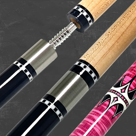 SEARVGRH Billiard Cues Half Carbon Fiber For All Players