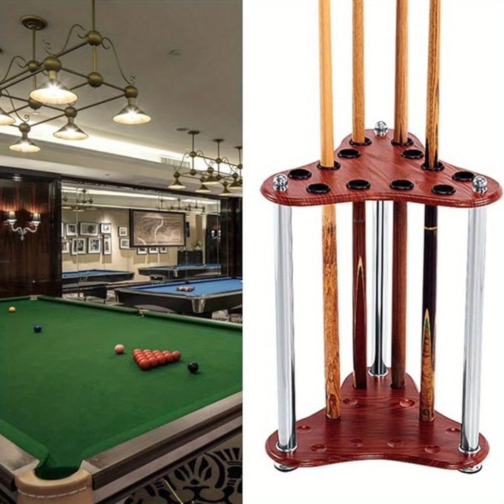 CNCEST Heavy Duty 12 Hole Pool Cue Rack Freestanding