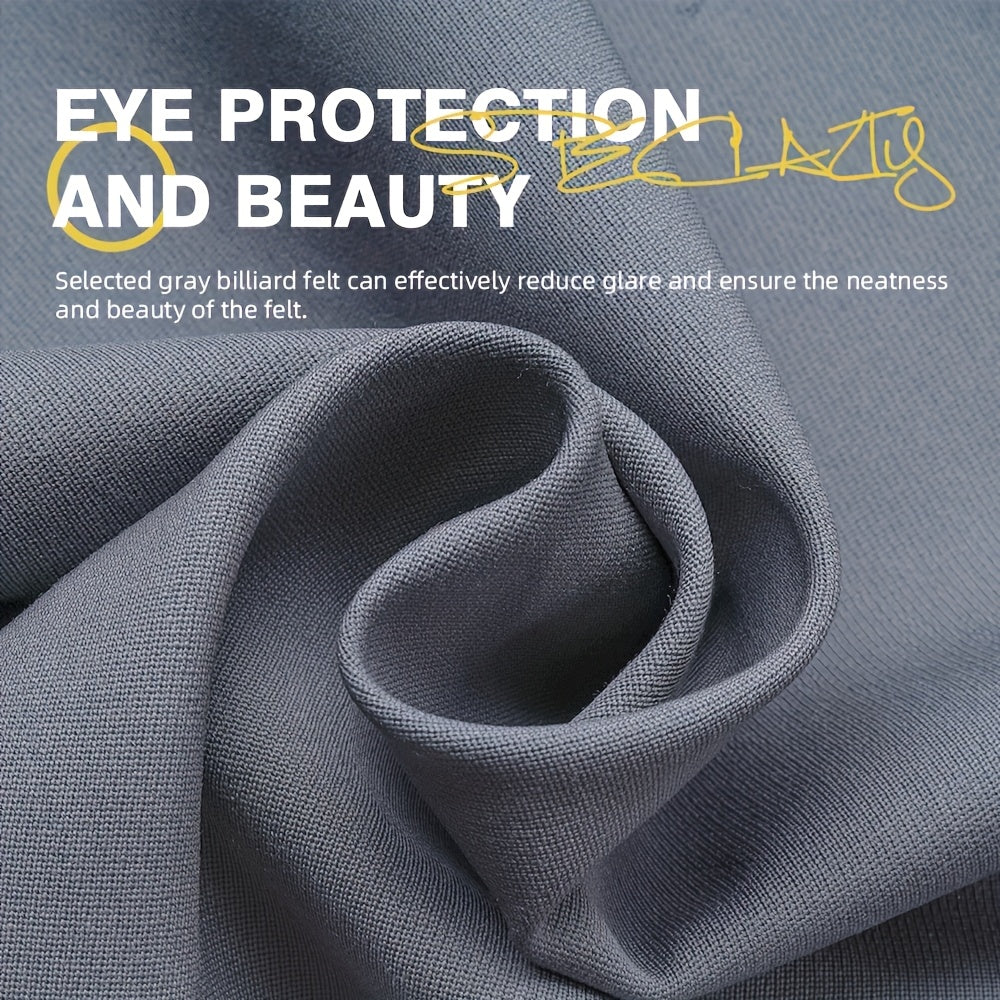 KONLLEN Pre Cut Pool Table Felt With 6 Cloth Strips For Nine Ball Pool Tables