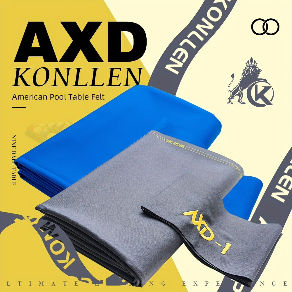KONLLEN Pre Cut Pool Table Felt With 6 Cloth Strips For Nine Ball Pool Tables