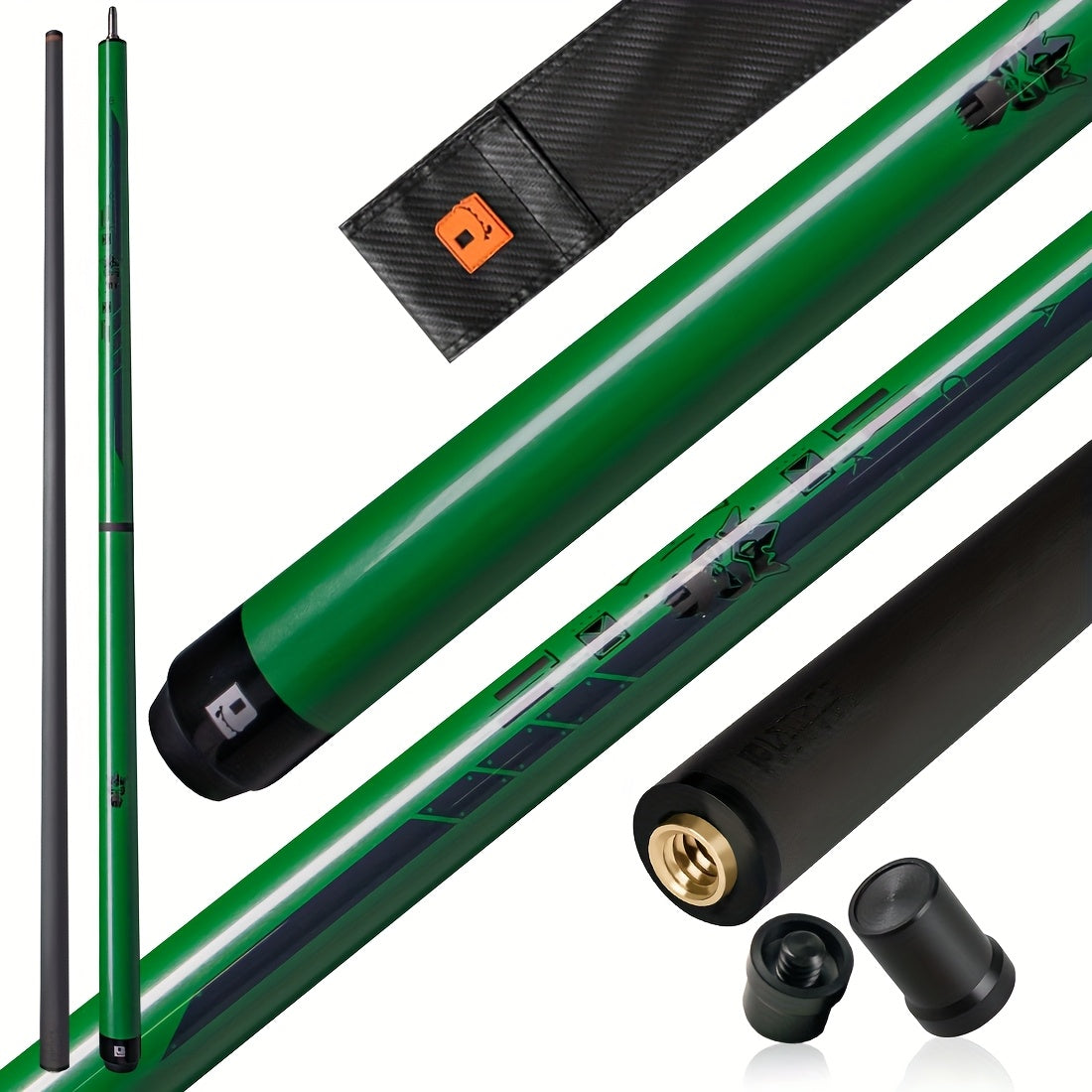 Little Monster Carbon Fiber Break Jump Cue 3pcs Low Deflection