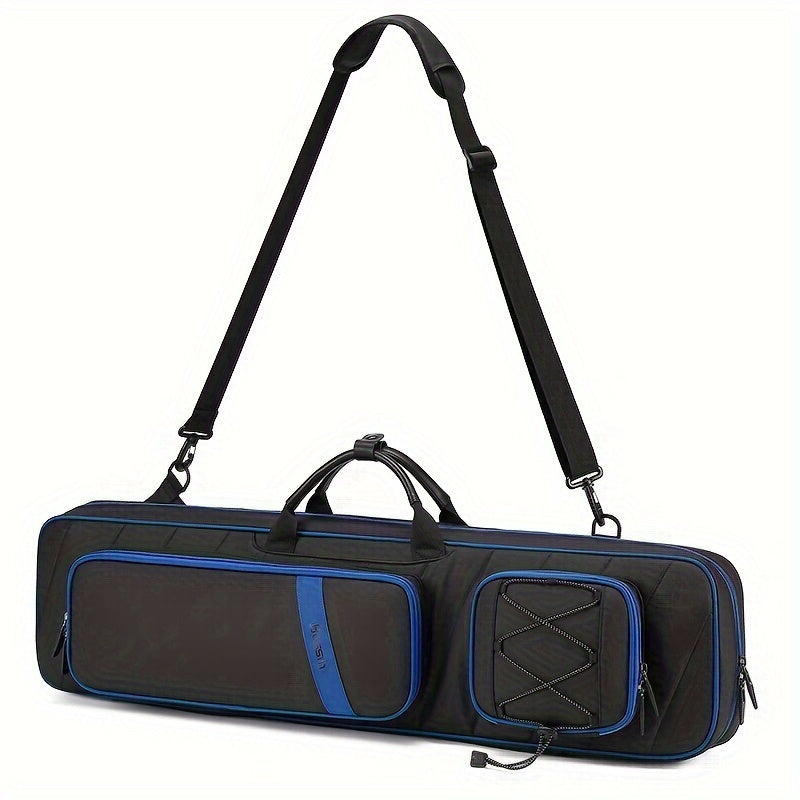 Soft Padded Pool Cue Case With Large Front Pockets