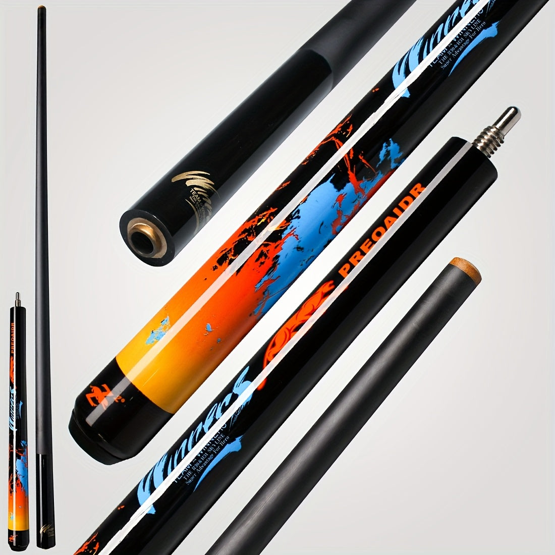 PREOAIDR Carbon Fiber Jump Cue Stick For Pool Table Professional