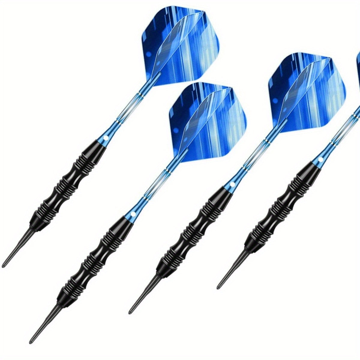 Soft Tip Darts Set With Brass Barrel Aluminum Shafts