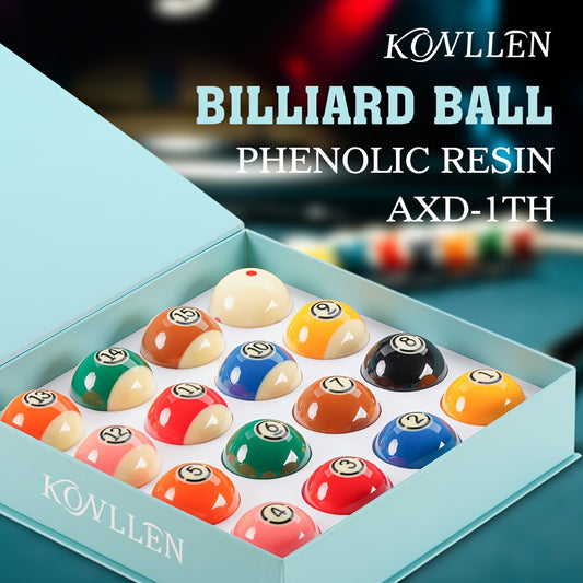 KONLLEN Phenolic Resin Billiard Balls Set Tournament Pool Balls