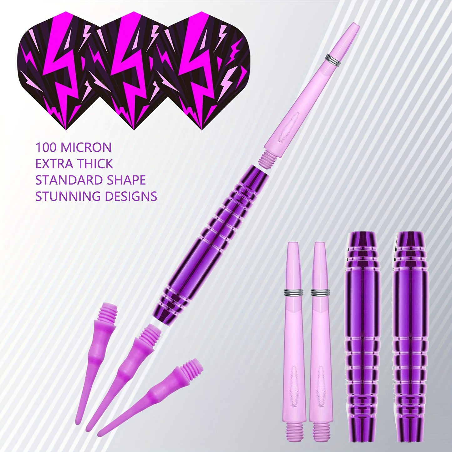 Trecynd 21g Soft Tip Dart Set With Flights And Shafts