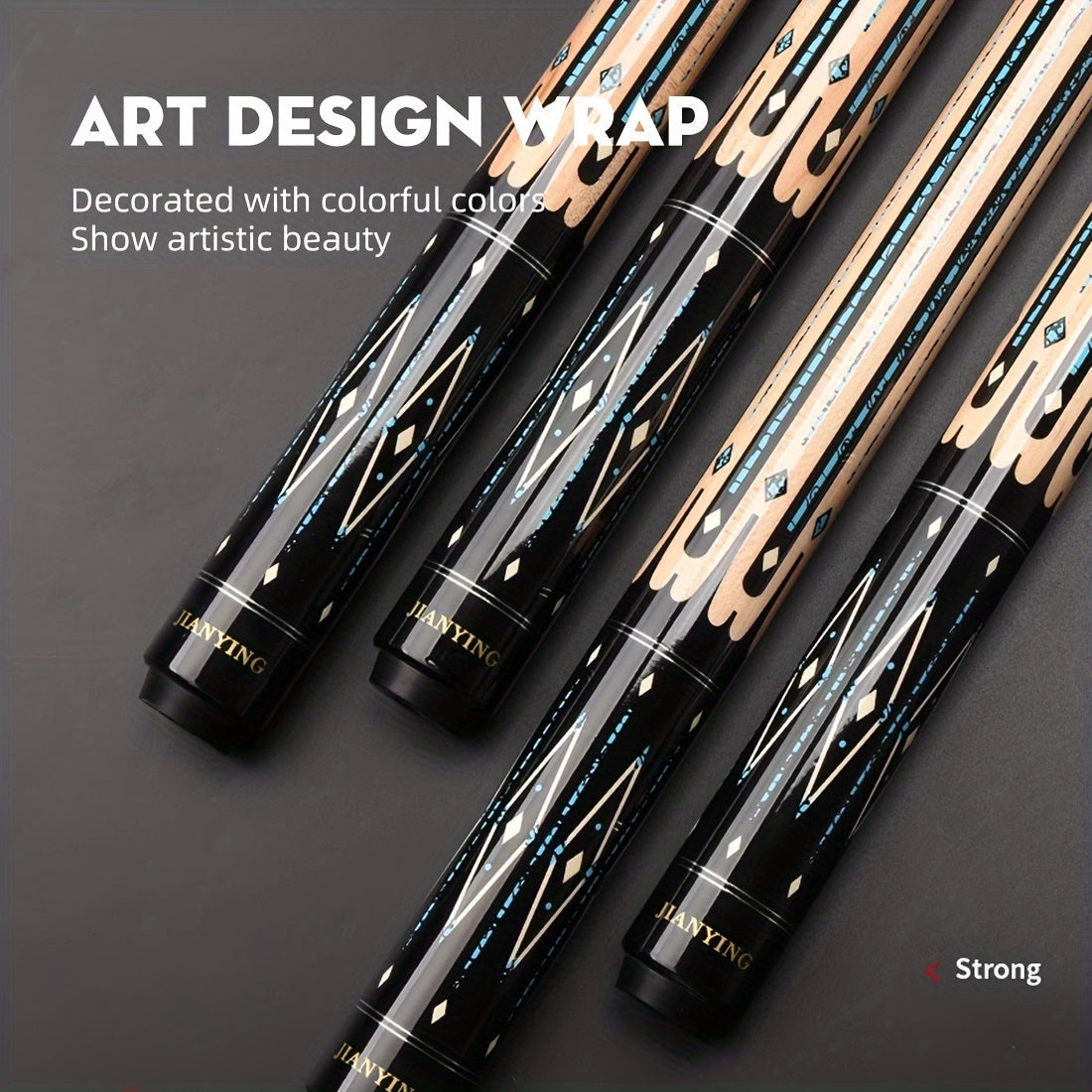 Jianying Pool Cue Set With Hard Case And Extension