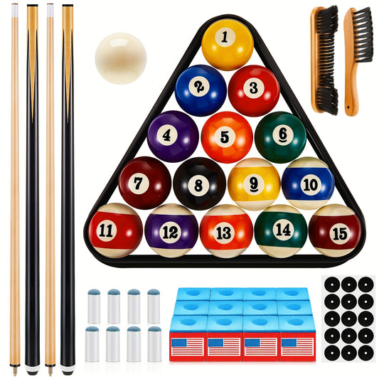 Tenare 71-Piece Pool Table Accessories Set With Balls
