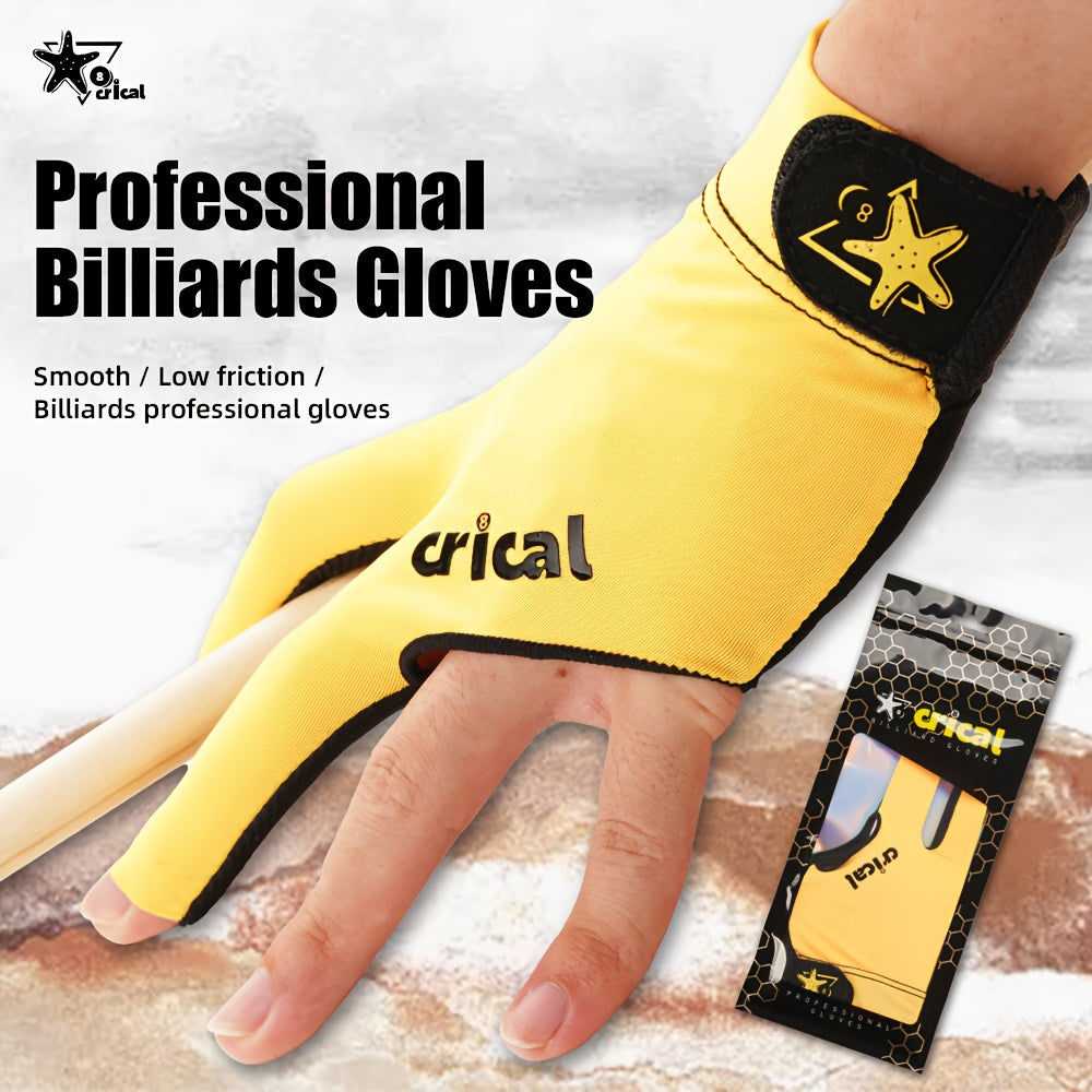 CRICAL Billiard Gloves Left Right Hand Professional Carom Snooker Pool