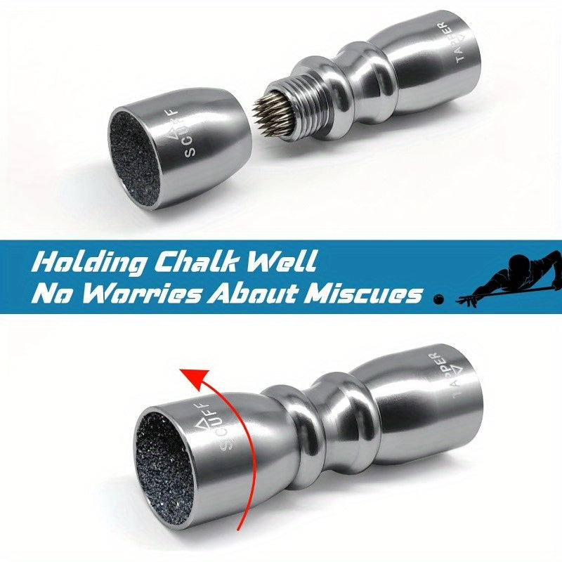 3in1 Pool Cue Tip Shaper Scuffer And Aerator Tool Pack