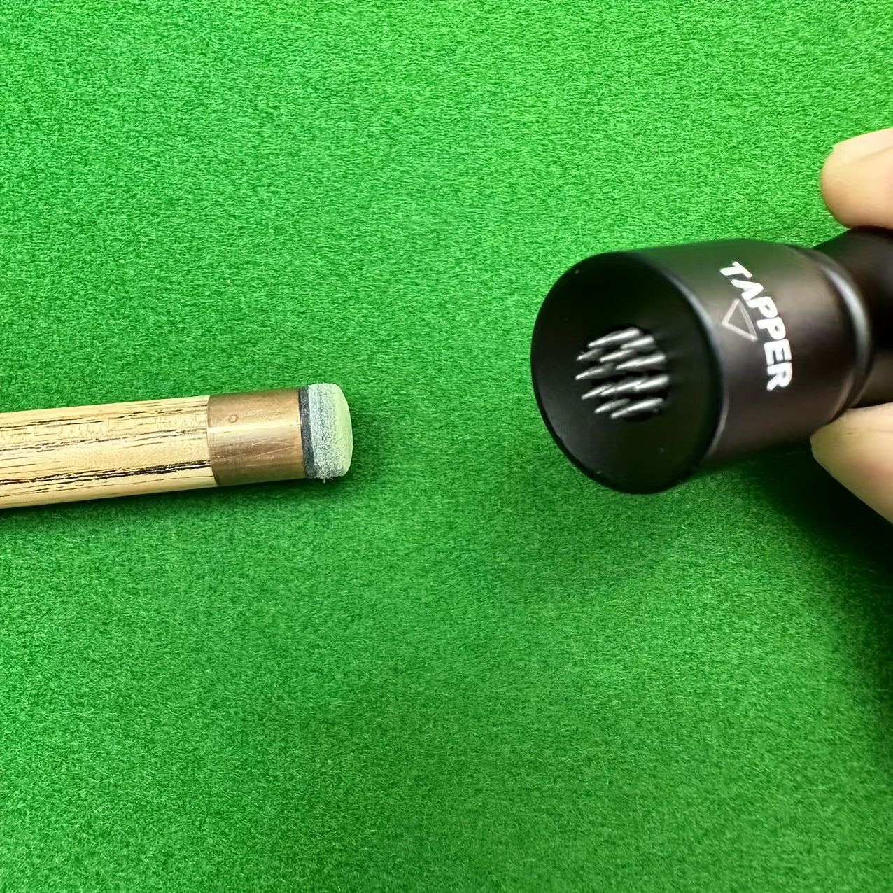Cue Tip Repair Tool 2in1 With Needle And Sanding Portable