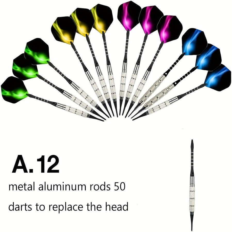 Dart Accessories Set Replacement Tips Flights Wrenches For Electronic Darts