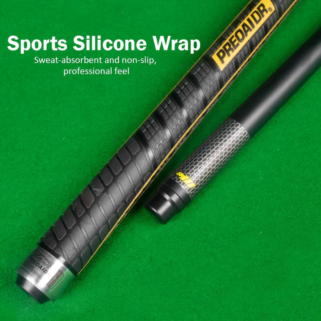 PREOAIDR 3142 Maple Fiber Break Jump Cue 3-In-1 Pool Stick