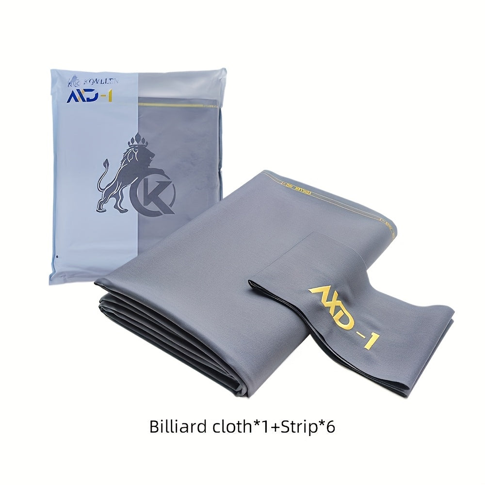 KONLLEN Pre Cut Pool Table Felt With 6 Cloth Strips For Nine Ball Pool Tables