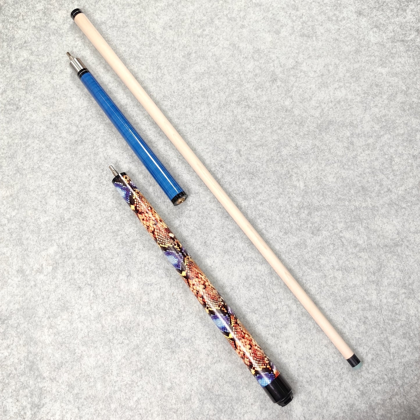 Three Piece Jump and Break Cue Set for Billiards Enthusiasts