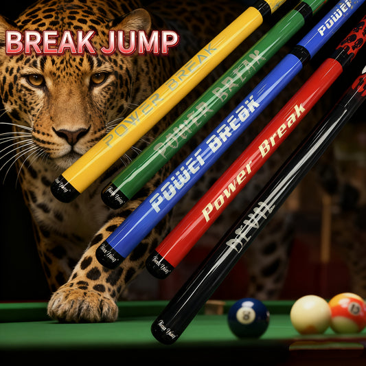 Jianying Jump Break Pool Cue Three Part Wood Shaft