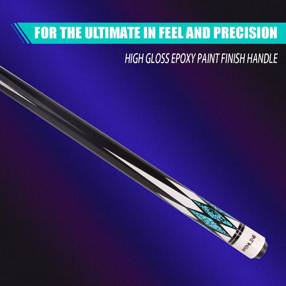 SEARVGRH Maple Pool Cue Diamond Pattern Billiard Cue