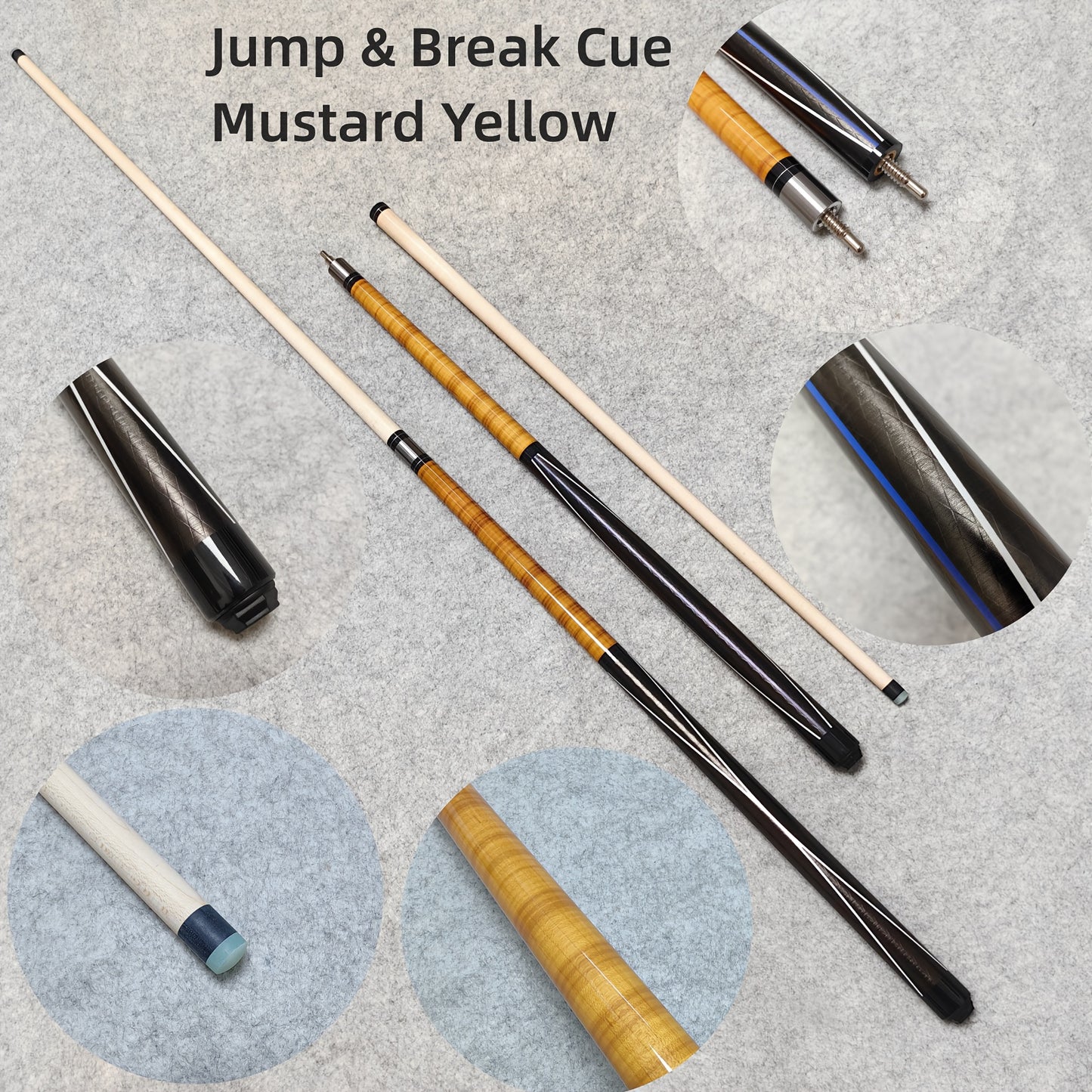 Jump And Break Pool Cue Crystal Tip For Superior Shots