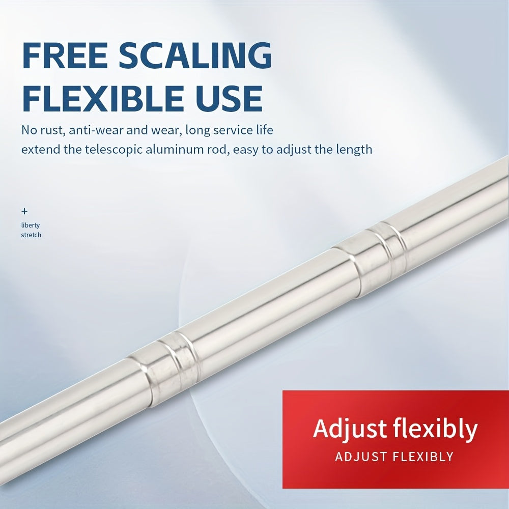 Adjustable Telescopic Pool Cue Holder With Extending Stand And Bridge