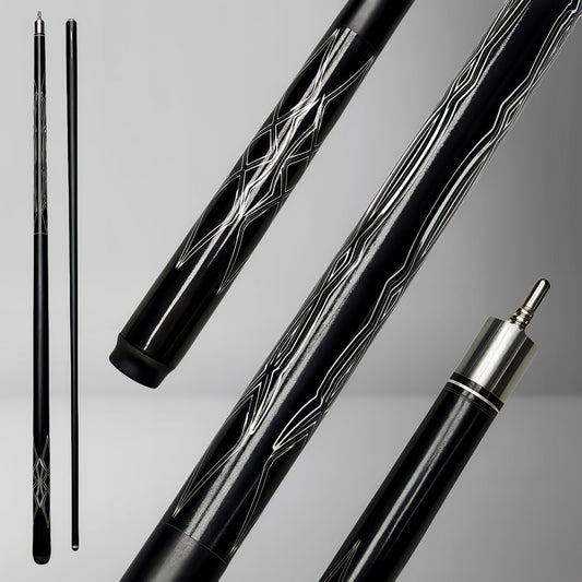 Venom-Inspired High Tech Fiberglass Pool Cue Training And Competition