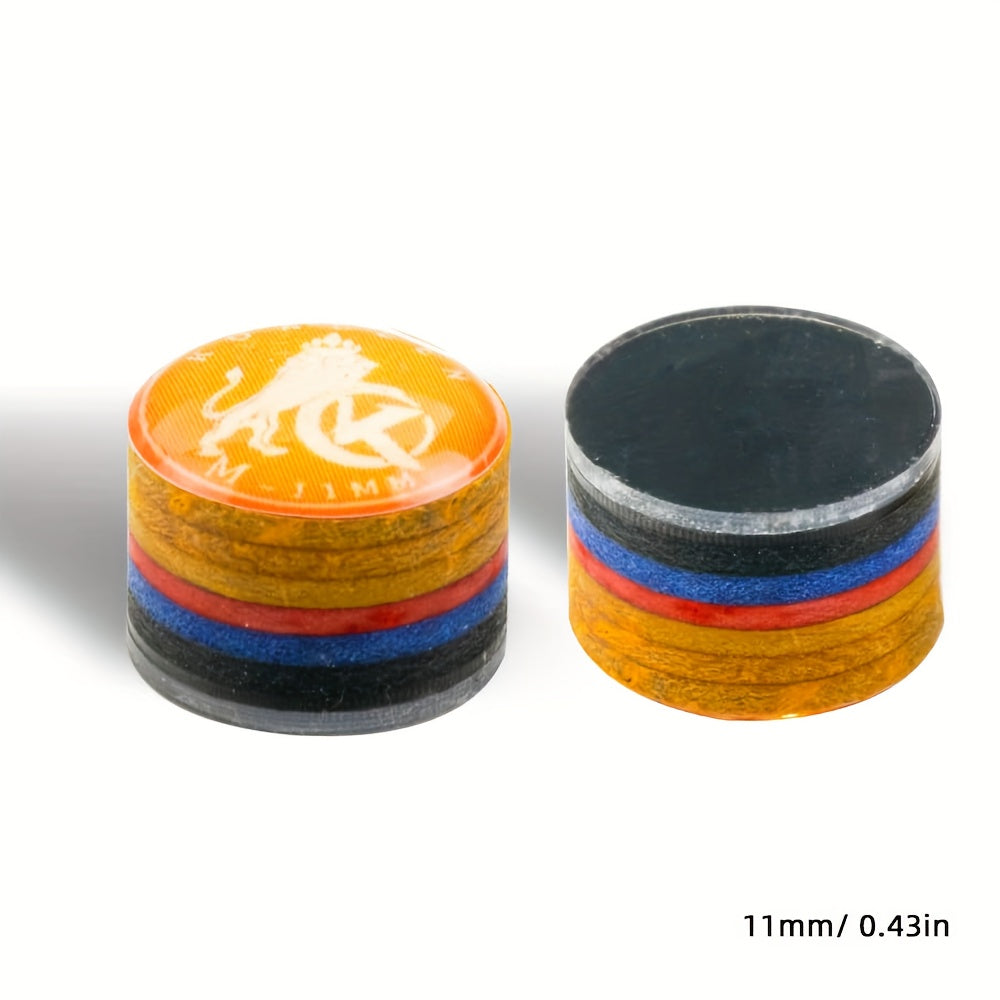 KONLLEN Pool Cue Tip 9 Layer Pigskin Billiards Tip