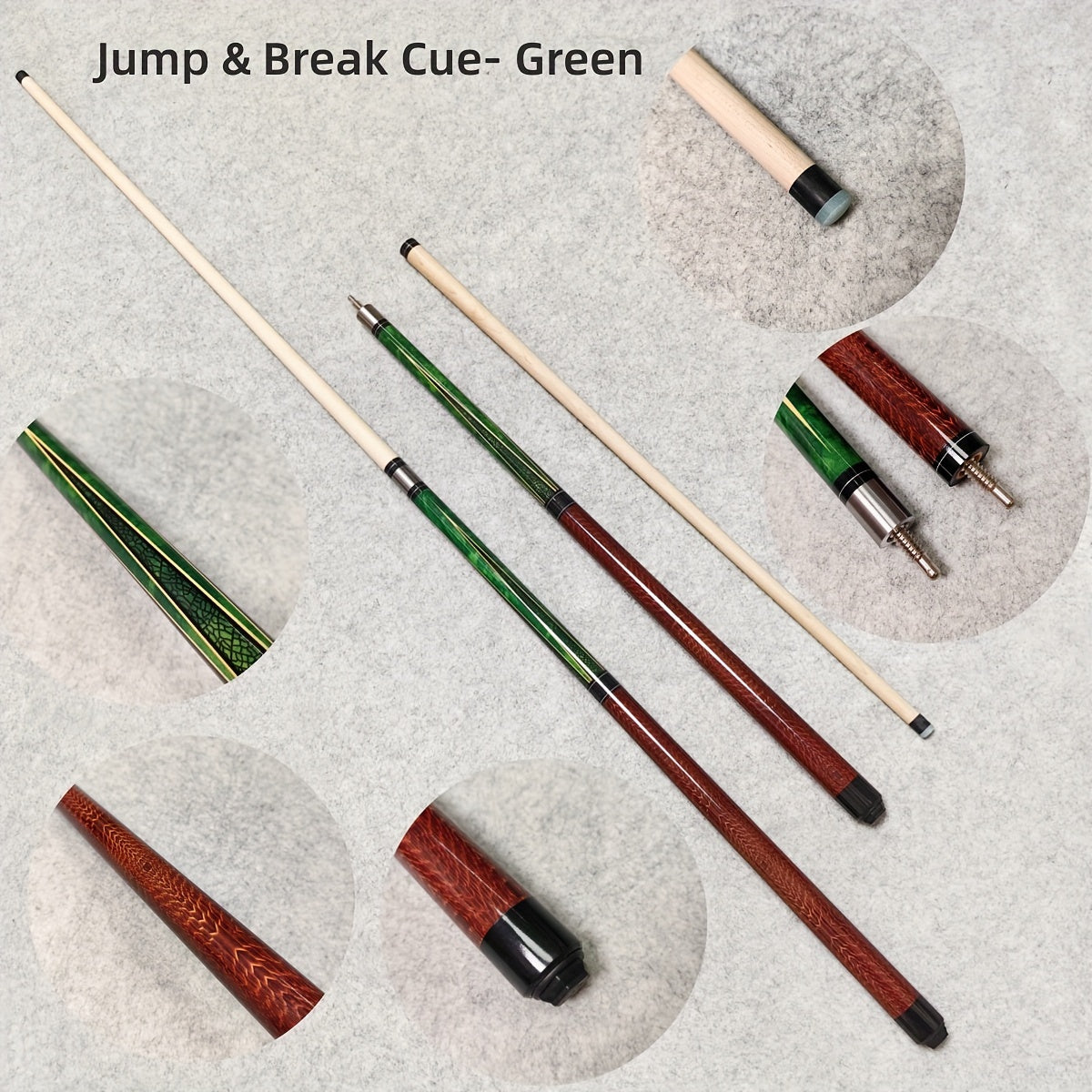 Jump And Break Pool Cue Crystal Tip For Superior Shots