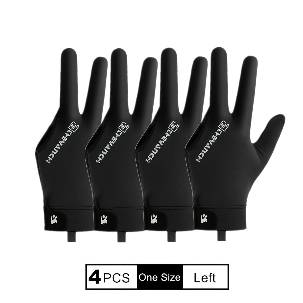 Unisex Snooker Pool Billiard Gloves Non Slip Breathable Palm