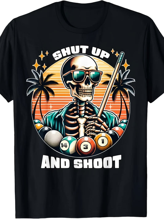 Vinta Shut Up And Shoot 9 Ball Pool Tee UnisexWear