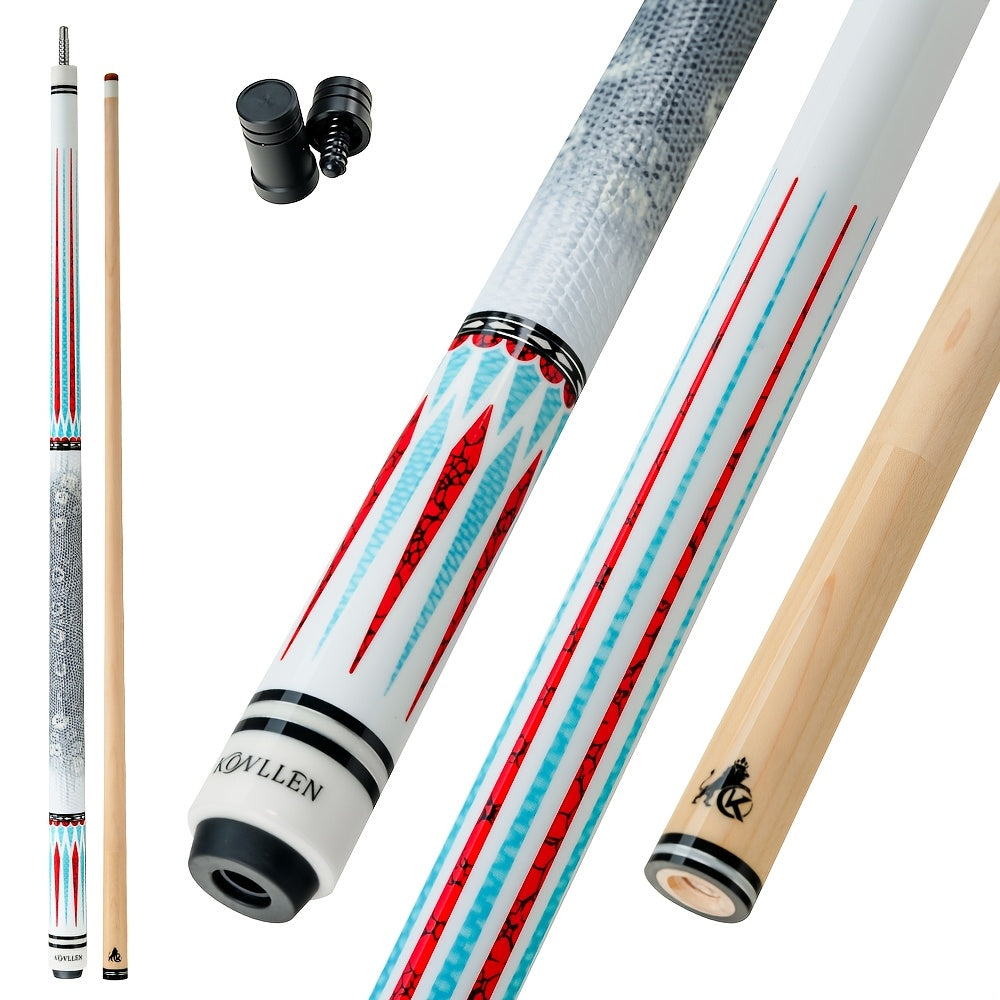 KONLLEN Pro Pool Cue Maple Shaft And Carbon Fiber Tube