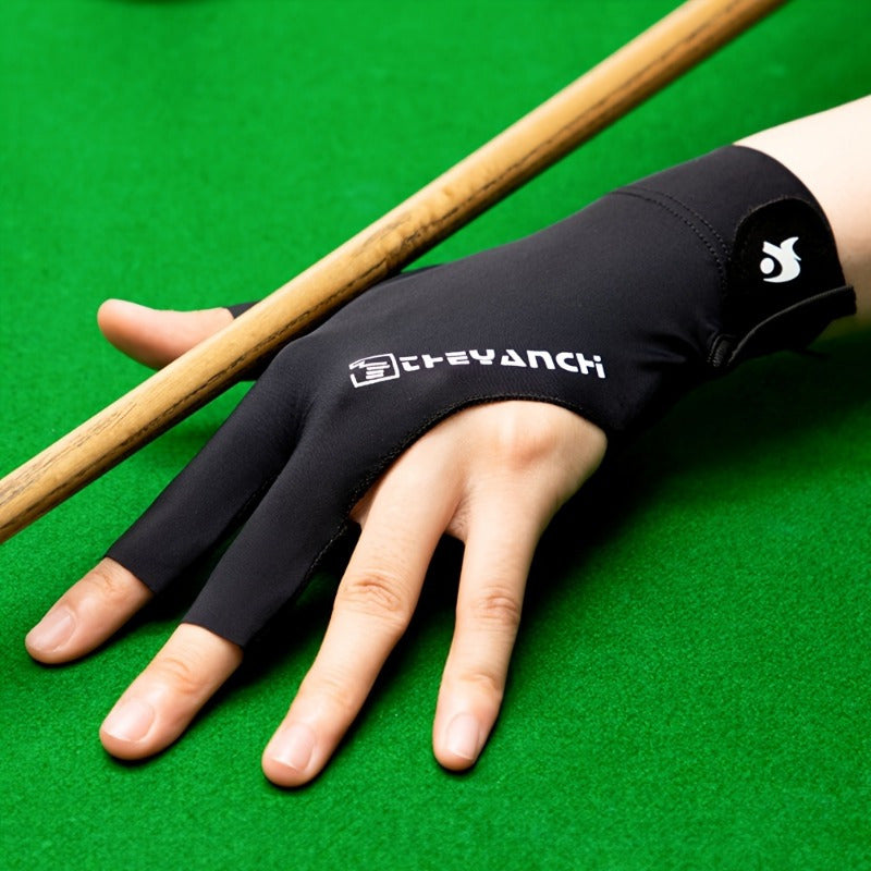 Three Finger Billiards Cue Gloves Three Pack Elastic Breathable Fabric